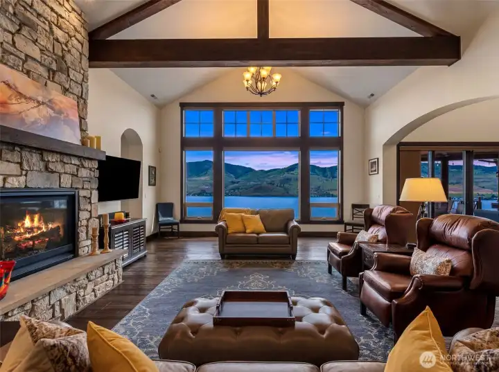 Warm, inviting luxury with stunning views.
