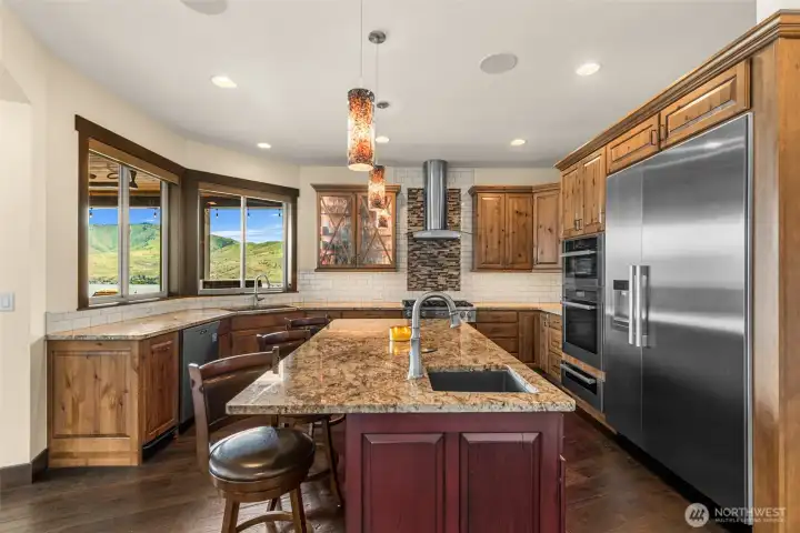 A kitchen designed to impress.