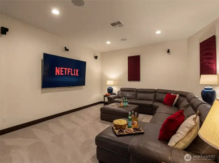 Private theatre for unforgettable movie nights.