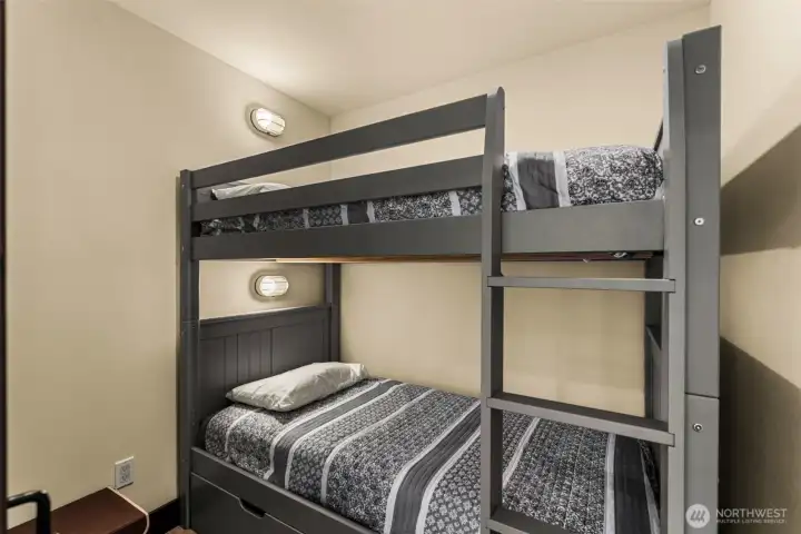 Extra room on lower level.
