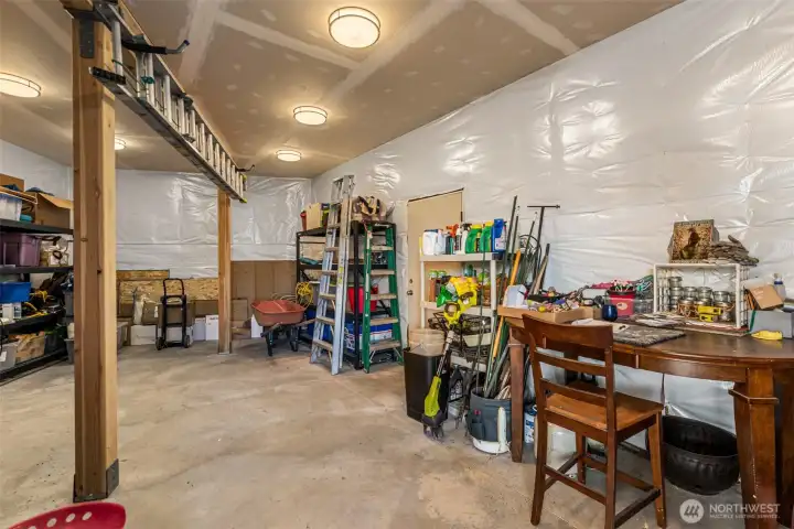 Large garden storage room and separate mechanical room provide exceptional functionality and additional storage.