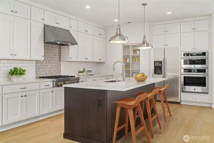 Well appointed kitchens