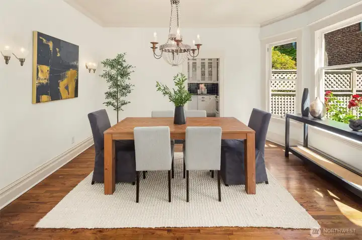 Formal dining room Formal dining room