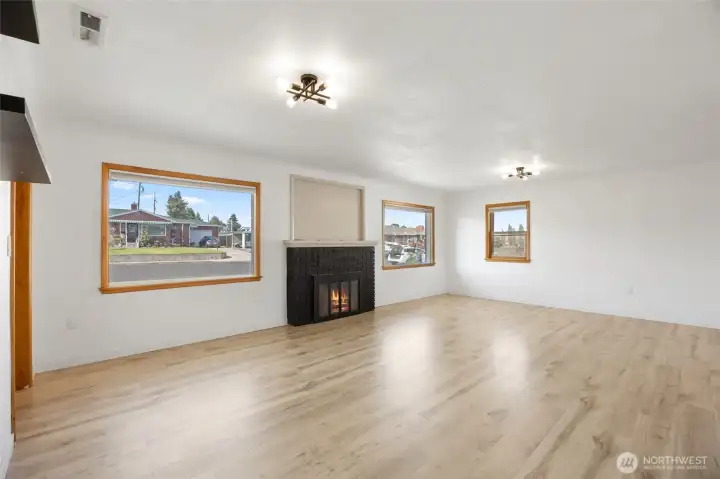 Living Room with Fireplace Living Room with Fireplace