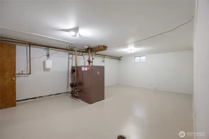2nd Storage Room in Basement- Decommissioned Furnace could be removed 2nd Storage Room in Basement- Decommissioned Furnace could be removed