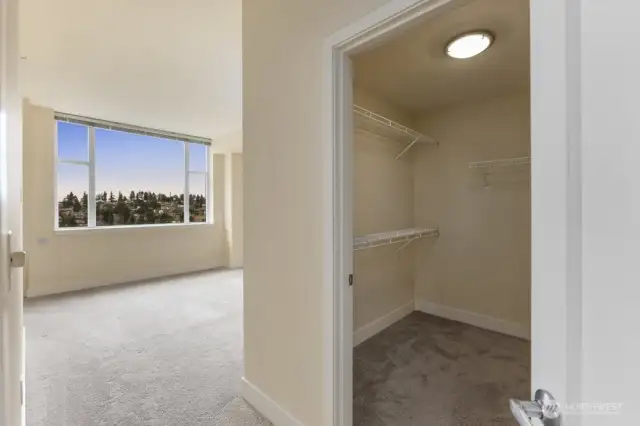 Main bedroom and closet