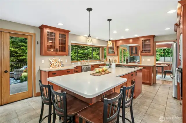 A huge kitchen space any chef will love!