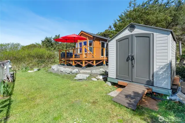 Shed for storage
