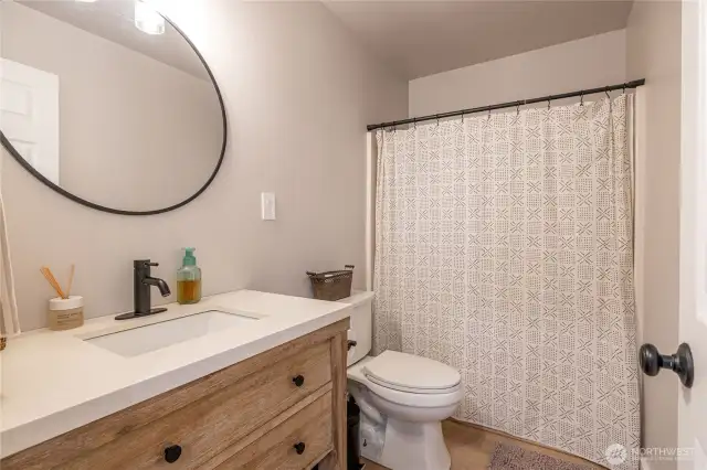 Updated full bathroom upstairs