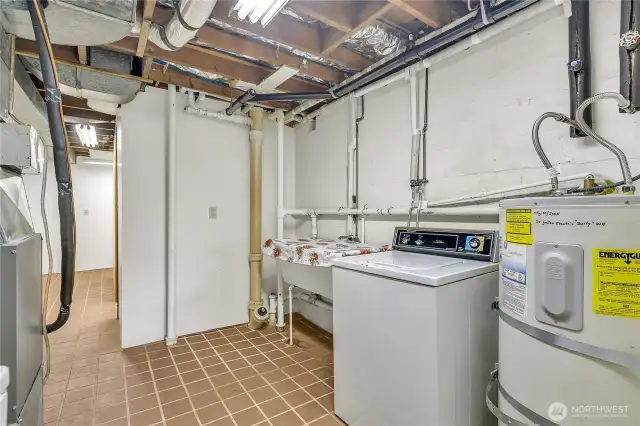 Newer furnace, electric air cleaner, water heater. All appliances stay.
