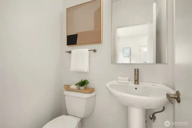 Powder room on the main!