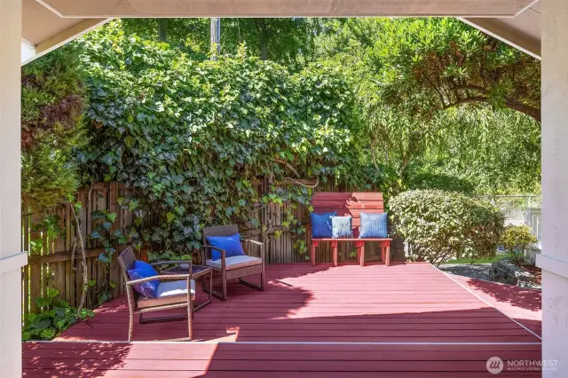 Fantastic front porch and decking offer more space to enjoy the great outdoors
