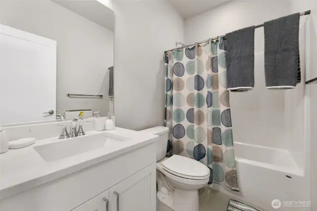 bathroom in daylight basement