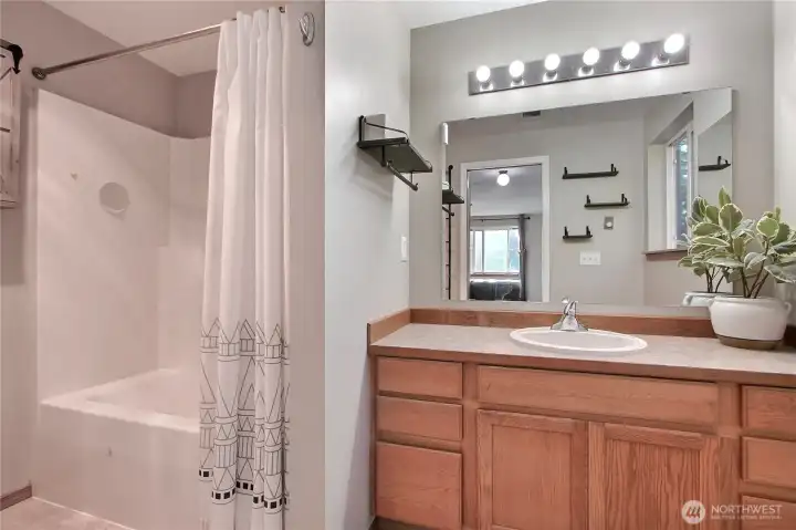 Primary full bath.