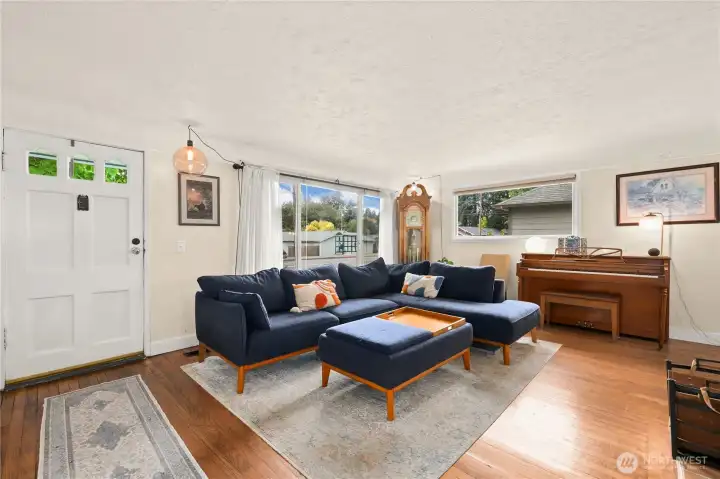 Large windows for natural light