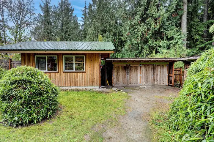 Another Detached Workshop And More Storage Areas All Custom.