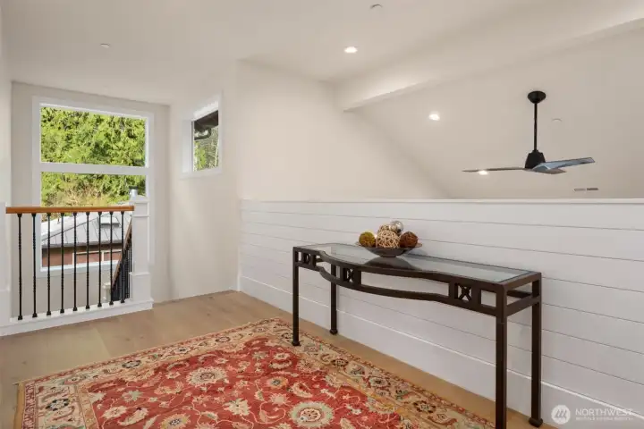 Three bedrooms are located on the upper level, creating an ideal layout for a wide range of lifestyles