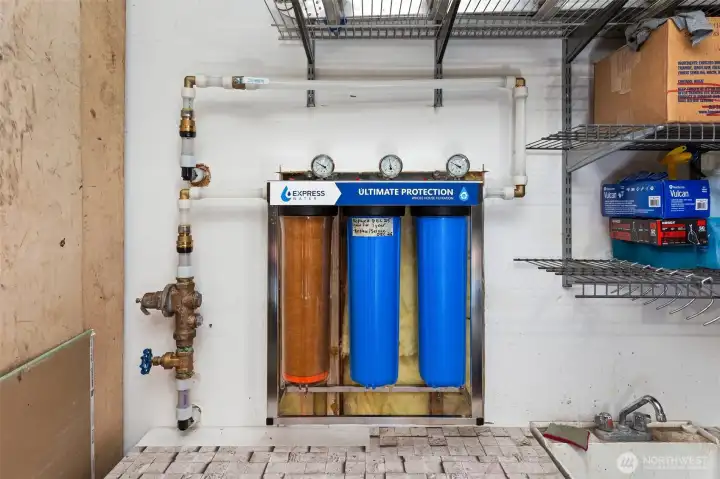 Whole house water filter