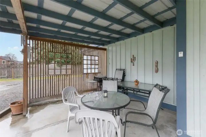 Covered Back Patio