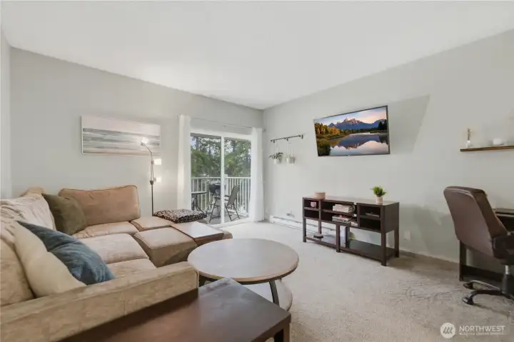 Walk out to your deck for some sunshine.