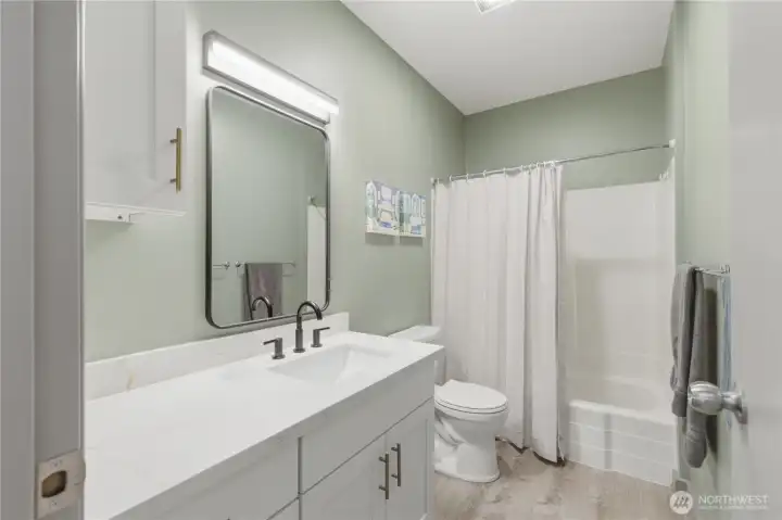 Beautifully updated bathroom.