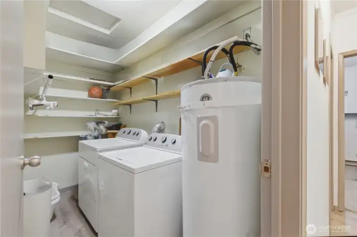 And an actual laundry room!  With tons of storage!