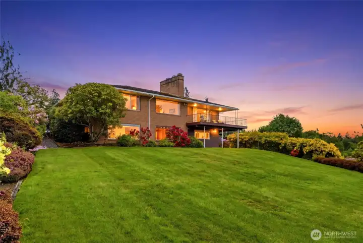 Over 3700 square foot home on a .54 acre lot.
