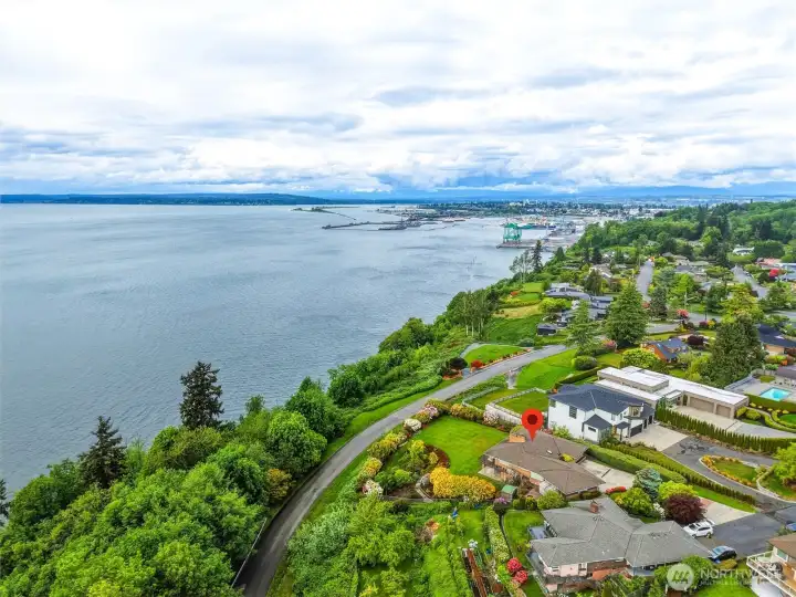 Perched on Everett's ridge just south of downtown.