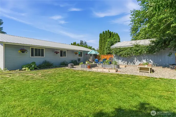 Fenced Back yard