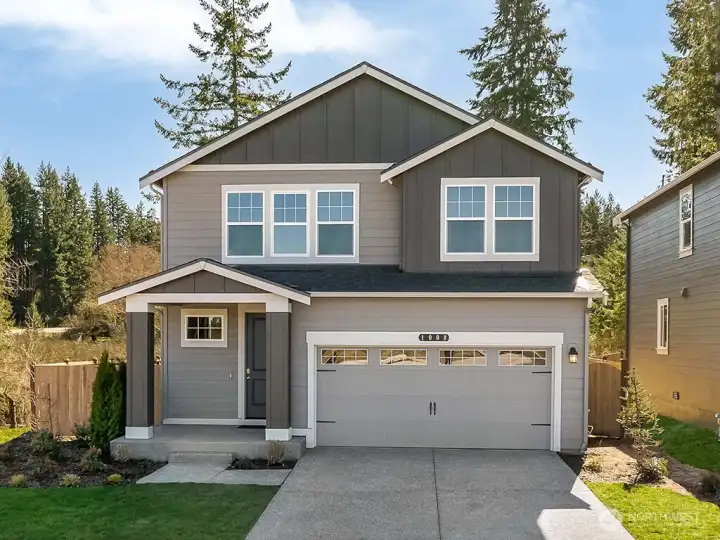 Classic Craftsman style welcomes you home. Photos are for representational purposes only. Colors and options may vary.