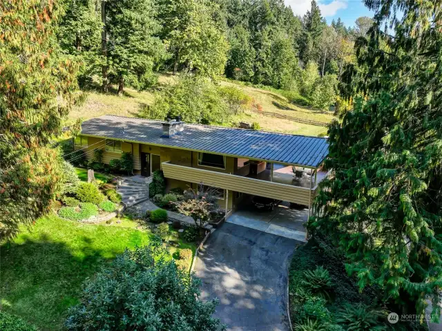 First time on the market!  Own a piece of Issaquah history on this  5.7 acre homestead.