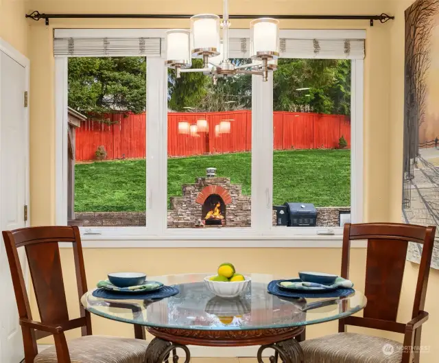 Breakfast Nook Surrounded by Nature