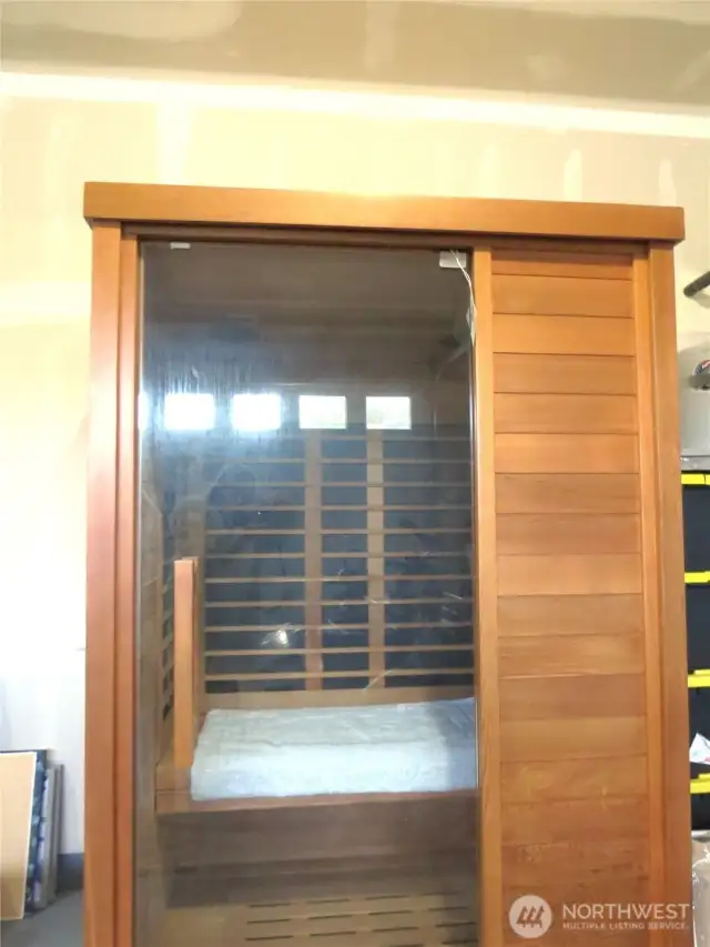 IN THE TWO CAR GARAGE ENJOY THE TWO PERSON SAUNA!