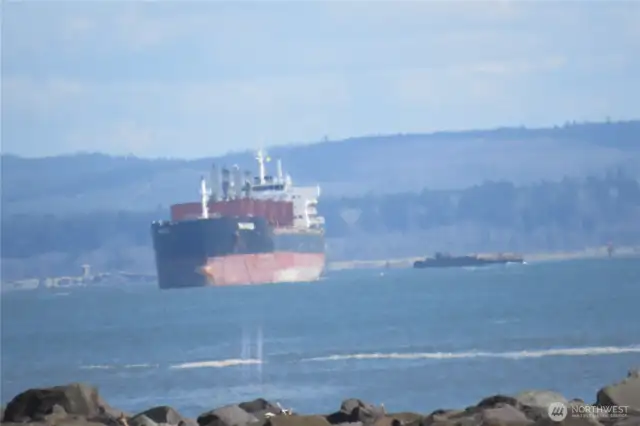 SHIP ANCHORED IN THE BAY!