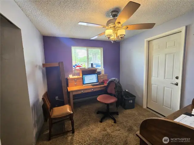 Bedroom 3 door leads to garage