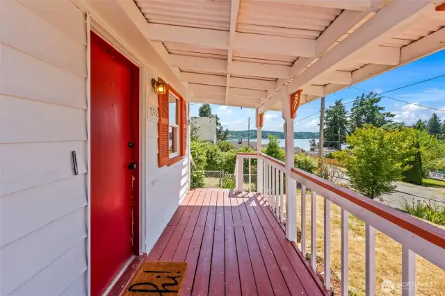 beautiful views from deck