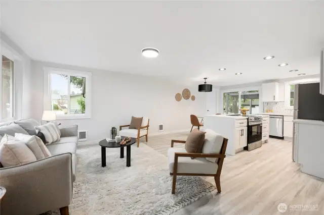 Open and Bright Living Room