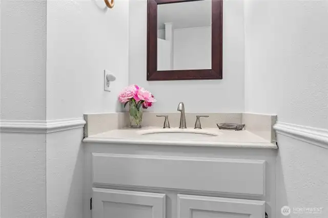 Downstairs half bath