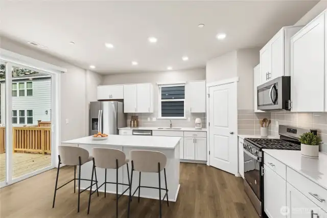Kitchen includes gourmet kitchen not pictured. Photo's are for representational purposes only. Colors and finishes may differ.