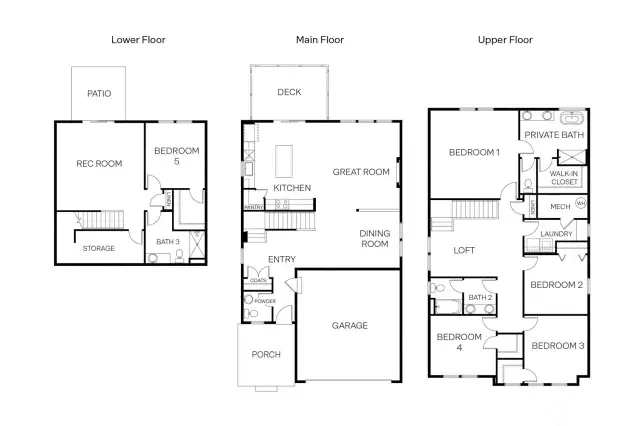Cedar floor plan