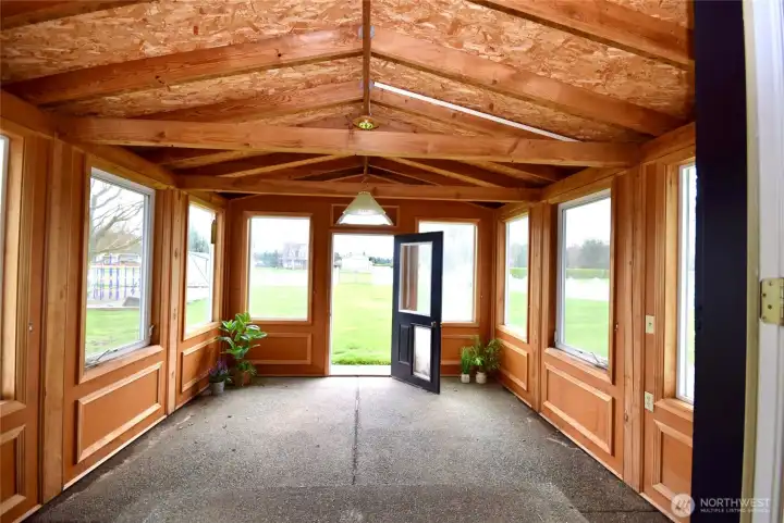 sunroom off living room