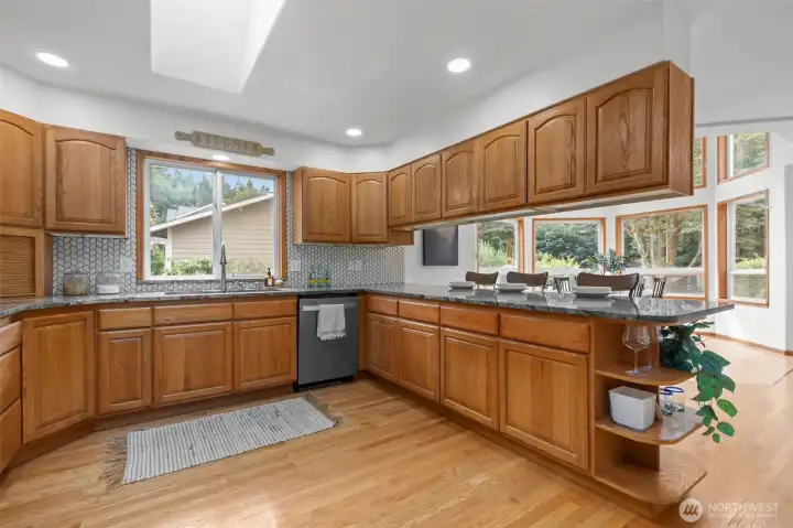 Plenty of space to create a huge custom kitchen.