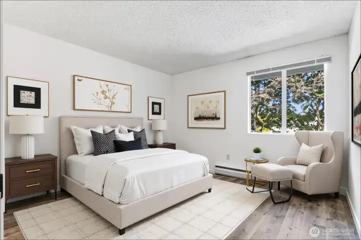 Primary Bedroom Virtually Staged