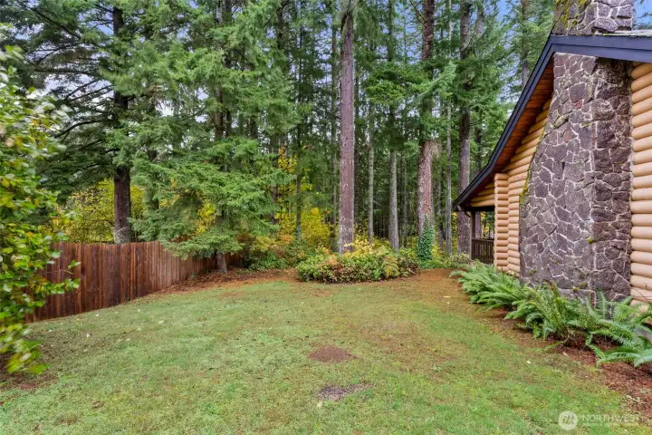View of Rock Fireplace
