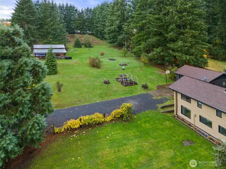 Aerial view of 2.04 +/- acres.