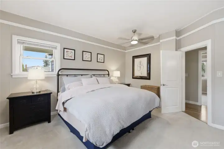 Another photo of the primary bedroom.