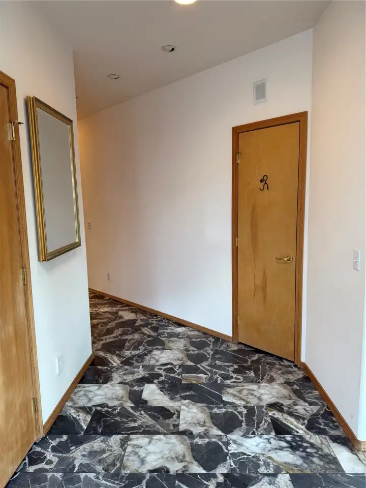 Freshly painted entry way