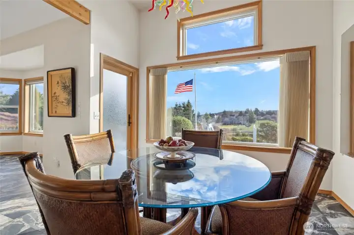 Dining room with a view!