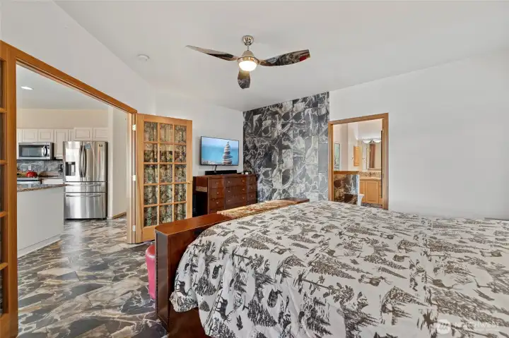 Primary with ensuite and walk in closet