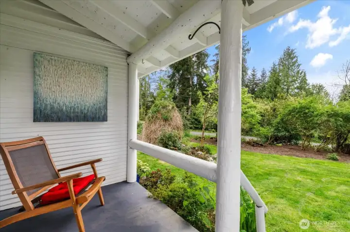 Another view of porch.